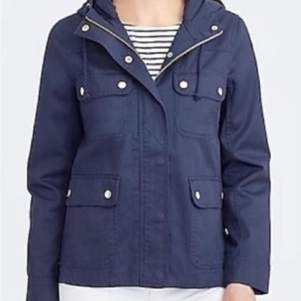 J. Crew Women's Dark Blue Utility Jacket